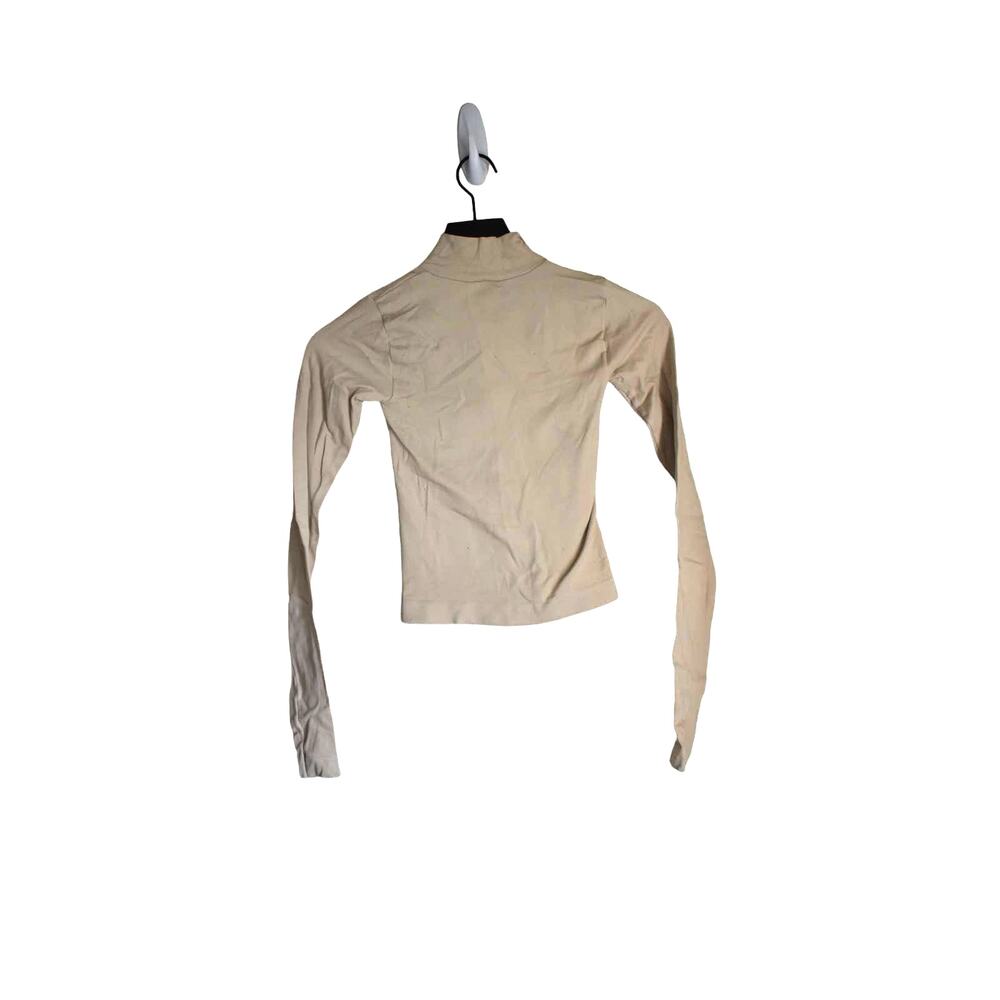 Urban Outfitters Ribbed 1/4 Zip Long Sleeve Crop Size XS - Picture 2 of 4